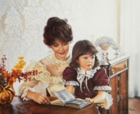 Victorian Mother and Daughter